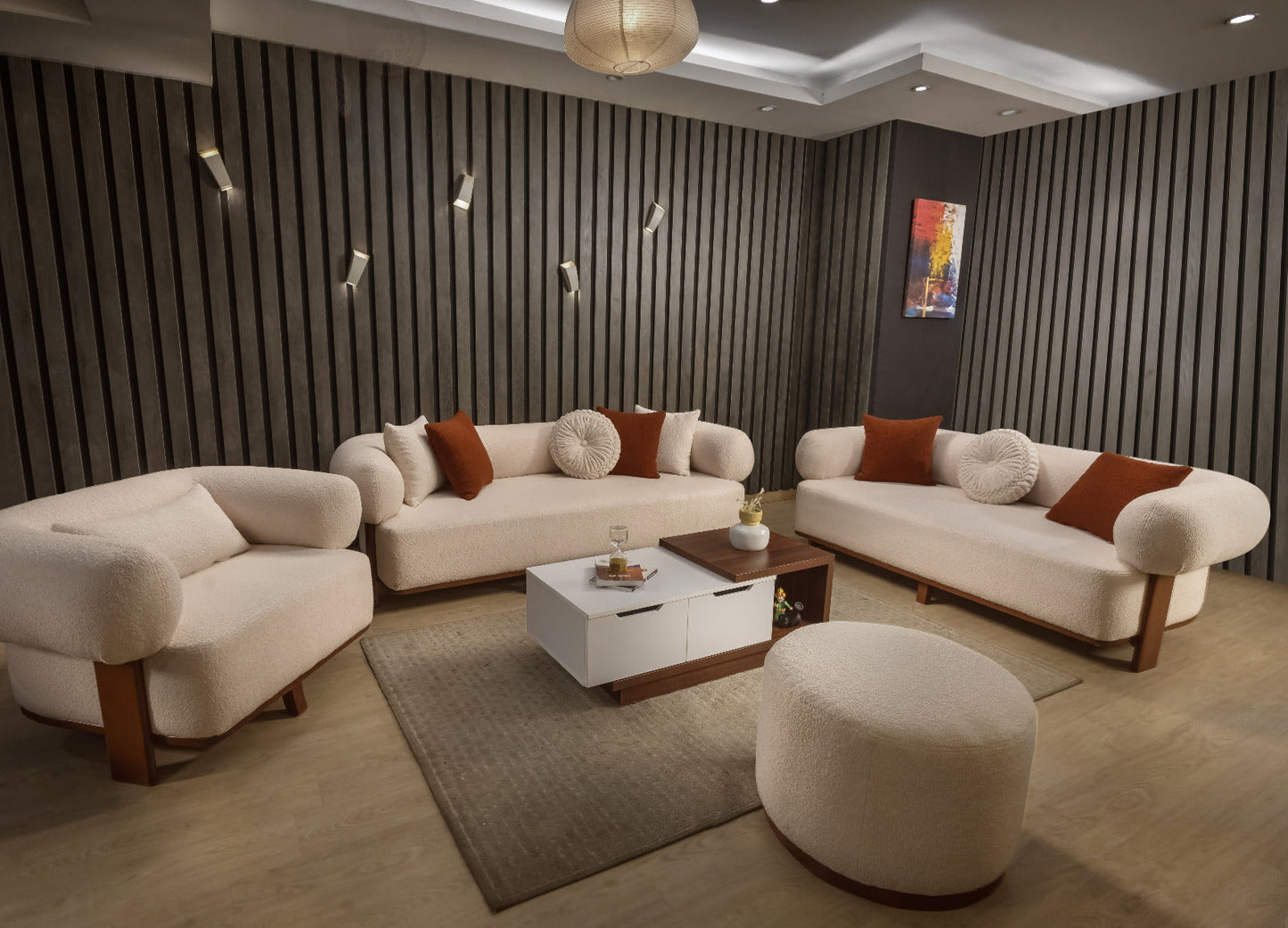 طقم غرفة معيشة نيو باندا | V38-LRS6