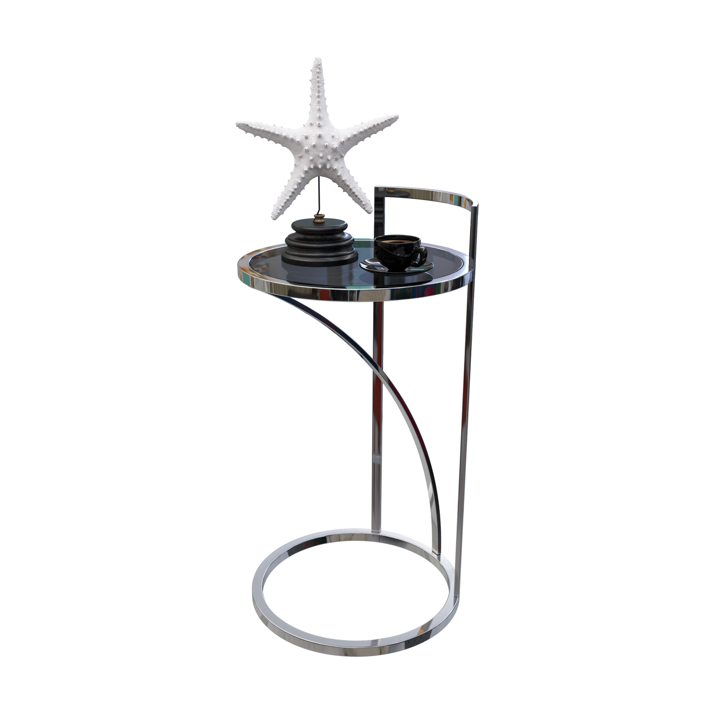 Compact Side Table – MDF, 60x40cm