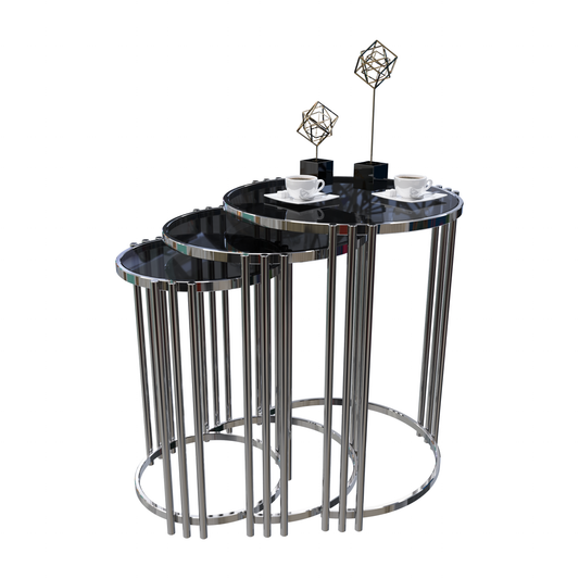 طاولات جانبية - 55/60/65 × 36/41/46 سم (عمق) | V53-ST-set033 