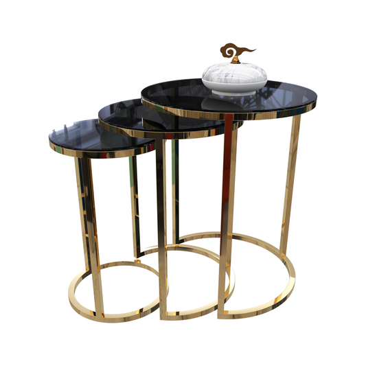 Side Table – Set of 3 (Ø36/41/46cm, H55/60/65cm)