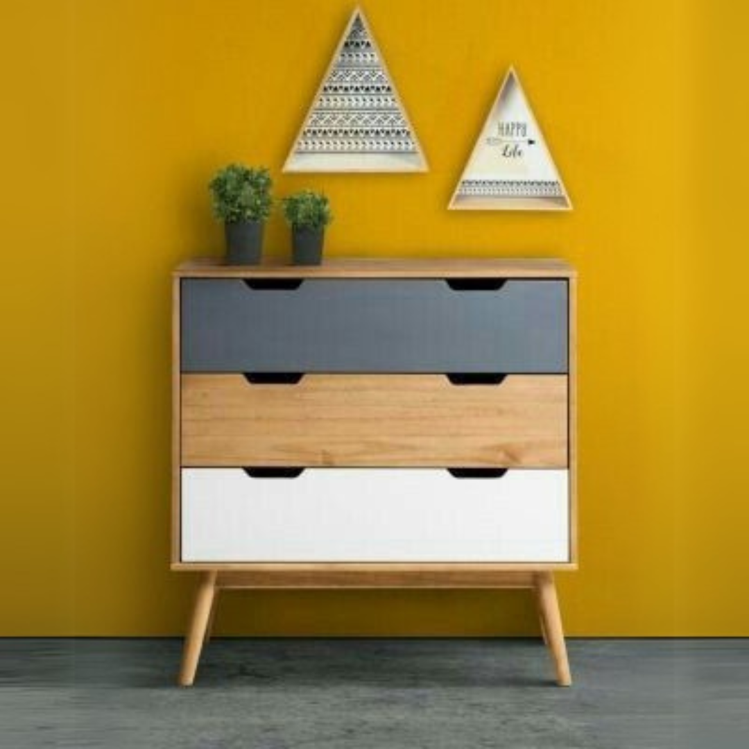 خزانة أحذية خشبية - 80 × 40 × 80 سم | SU19 