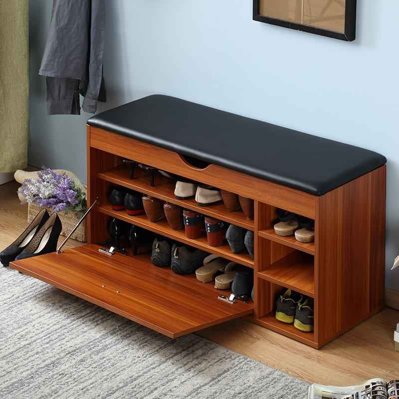 Shoe Rack – Brown & Black, 110x40cm