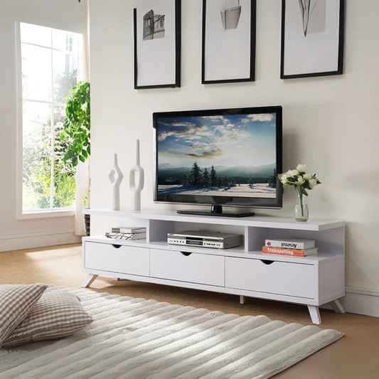 TV Unit – White, 150x30cm