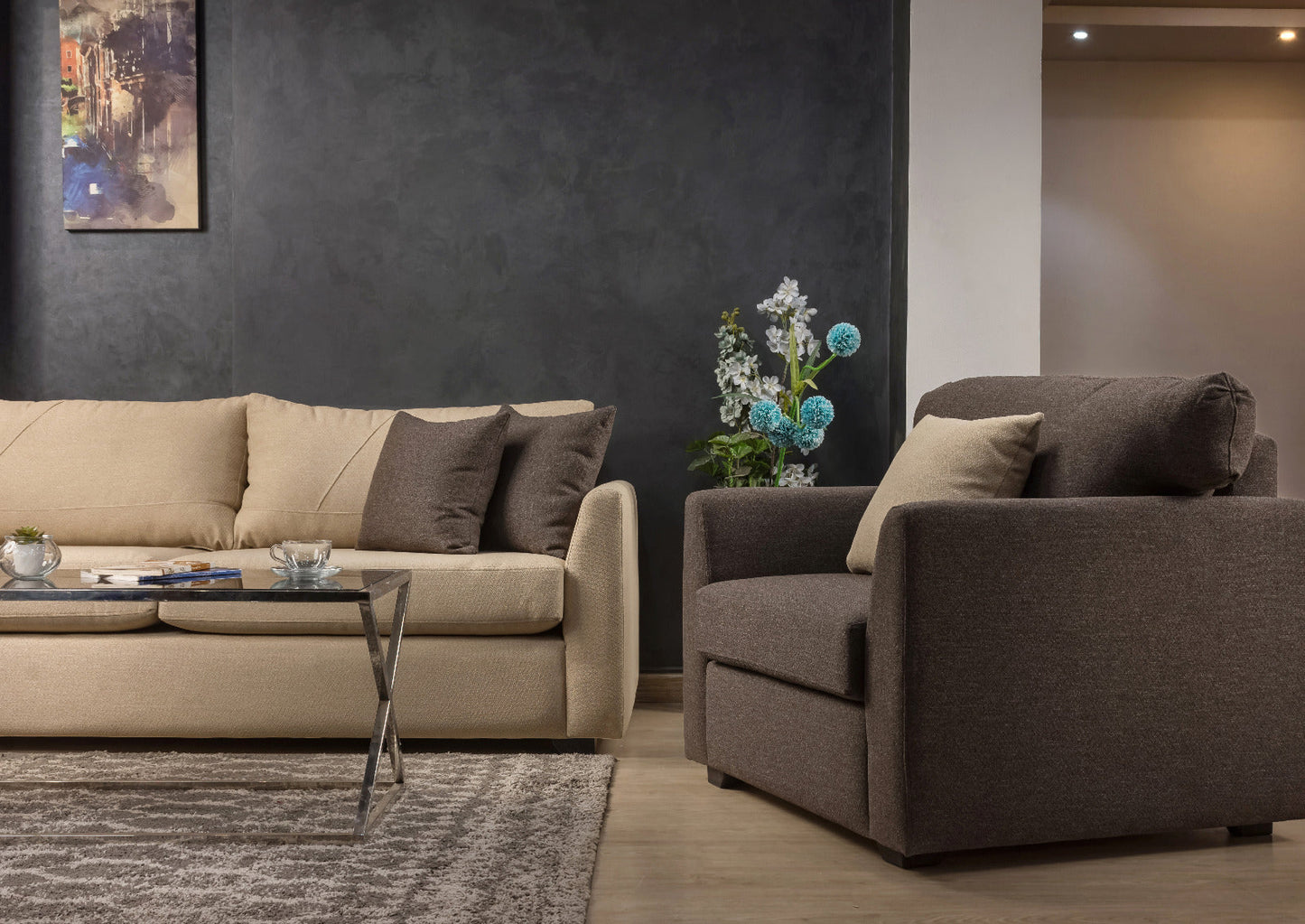 أريكة - 280 × 180 × 90 سم | V15-SO-30 