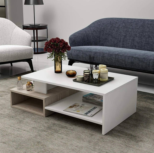 Compact Side Table – MDF, 50x40cm