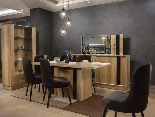 غرفة طعام - خشب ليفي متوسط ​​الكثافة | V32-DRS-39 