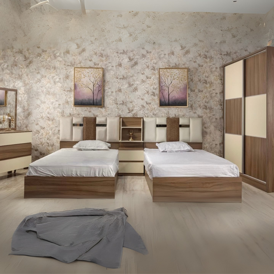 طقم غرفة نوم عصري | V37-BRS-10