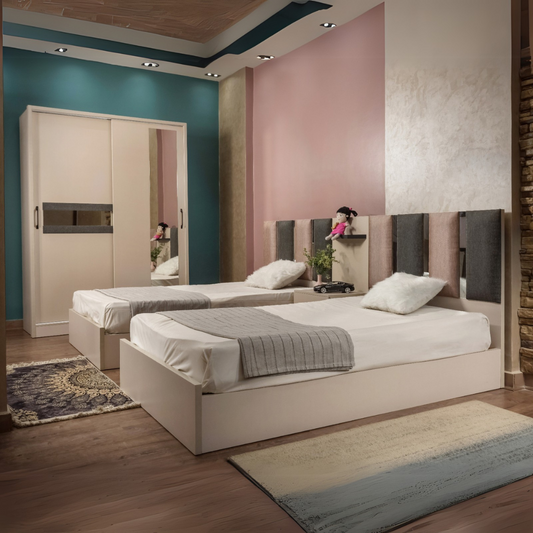 طقم غرفة نوم أسيل | V37-BRS-11