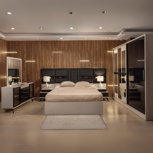 طقم غرفة نوم نيو جوليا | V37-BRS-15