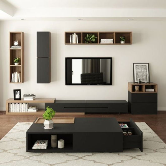 Table Set – Black, 300x40cm