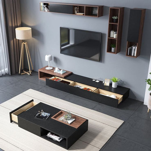 Table Set – Black & Brown, 240x40cm