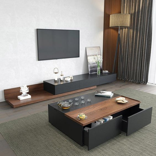Table Set – Black & Brown, 240x40cm
