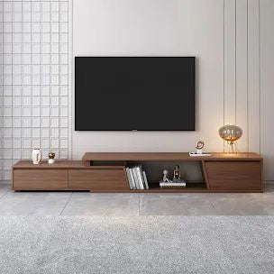وحدة تلفزيون كبيرة – بني، 220×40 سم