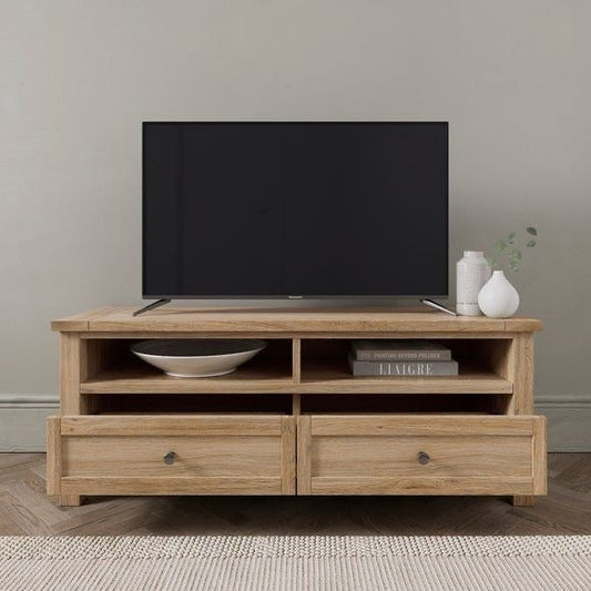 Compact TV Unit – Wooden, 120x40cm